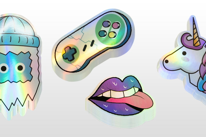 Holografische Aufkleber personalisierter Full-Chair-Schnitt