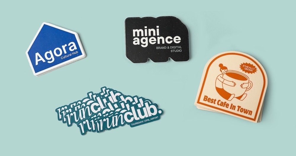 PlantBased custom cut stickers (Die-Cut)