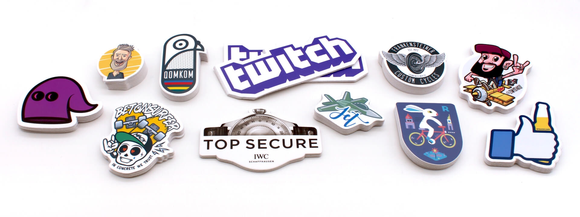 Personalisierte Aufkleber (Freiform)