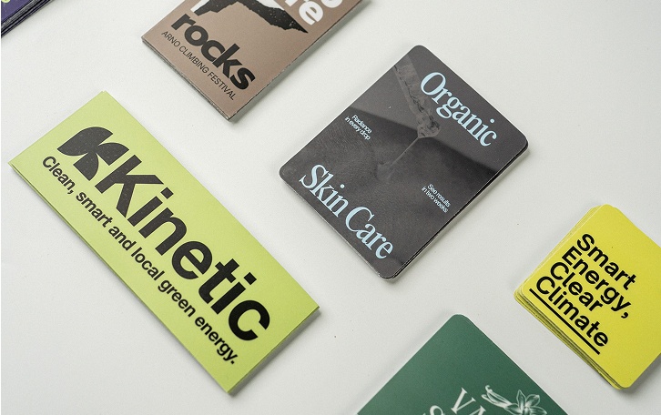 Okologische aufkleber pflanzlicher basis