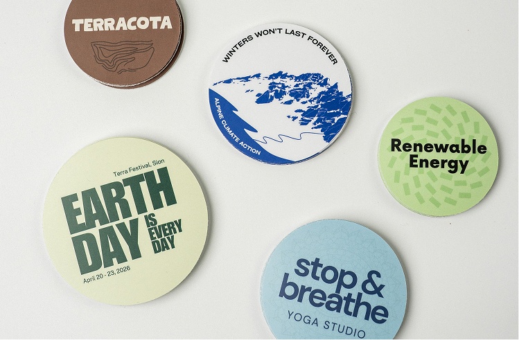 Okologische aufkleber pflanzlicher basis